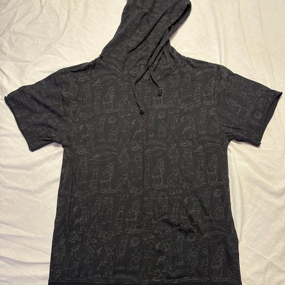 Futurama Short Sleeve Light Hoodie Loot Crate Exclusive Size Medium